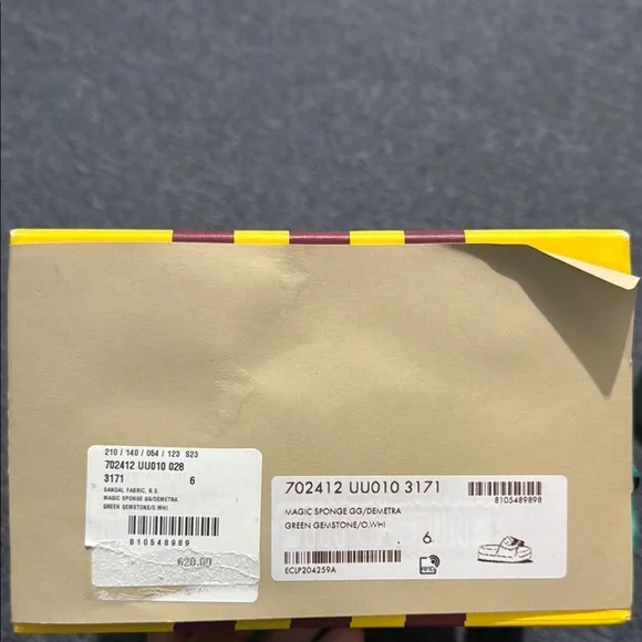 Gucci x Adidas Magic Sponge Gg Sandals - Picture 4 of 4